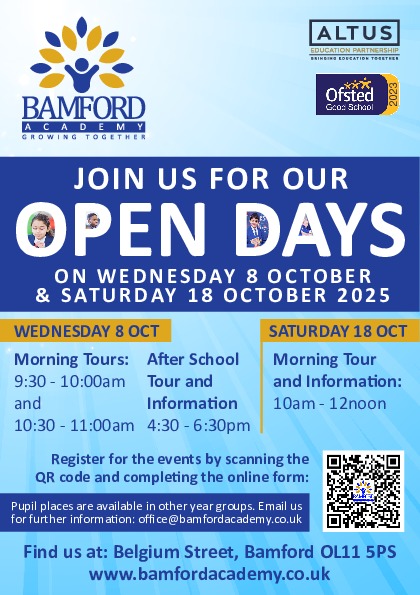 BAM   Open Day A5 Flyer 2025
