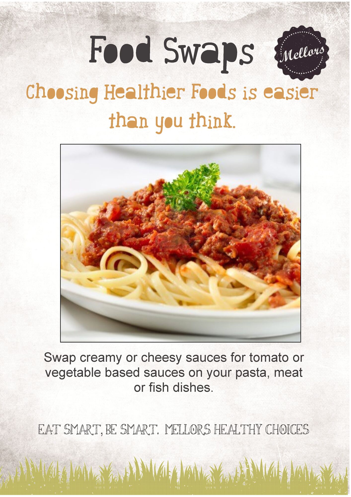 Food swaps eat smart be smart mellors healthy choices page 6