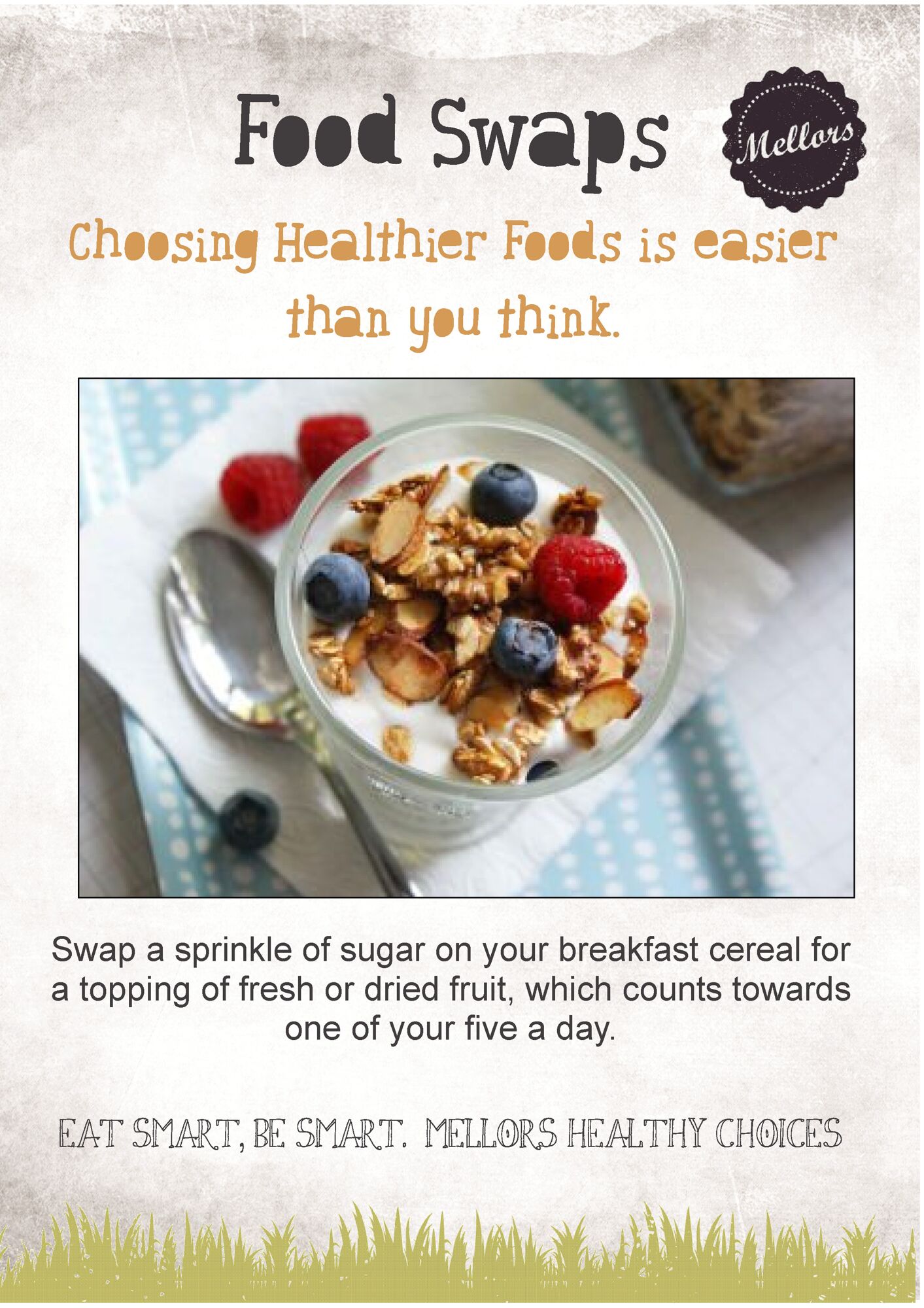 Food swaps eat smart be smart mellors healthy choices page 3